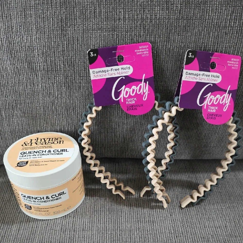Hair Bundle, 5 Items, All New. Conditioner, Headbands, Scalpcare, & Claw Clip.